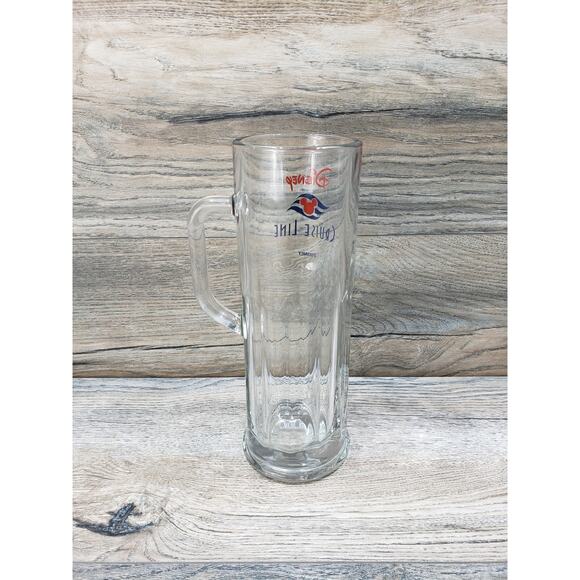 Walt Disney Cruise Line Clear Glass Tall Beer Stein Mug - Picture 4 of 9